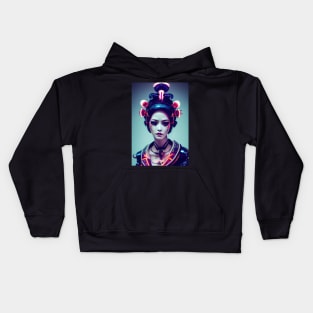 Mechanical Geisha - Zur Kids Hoodie